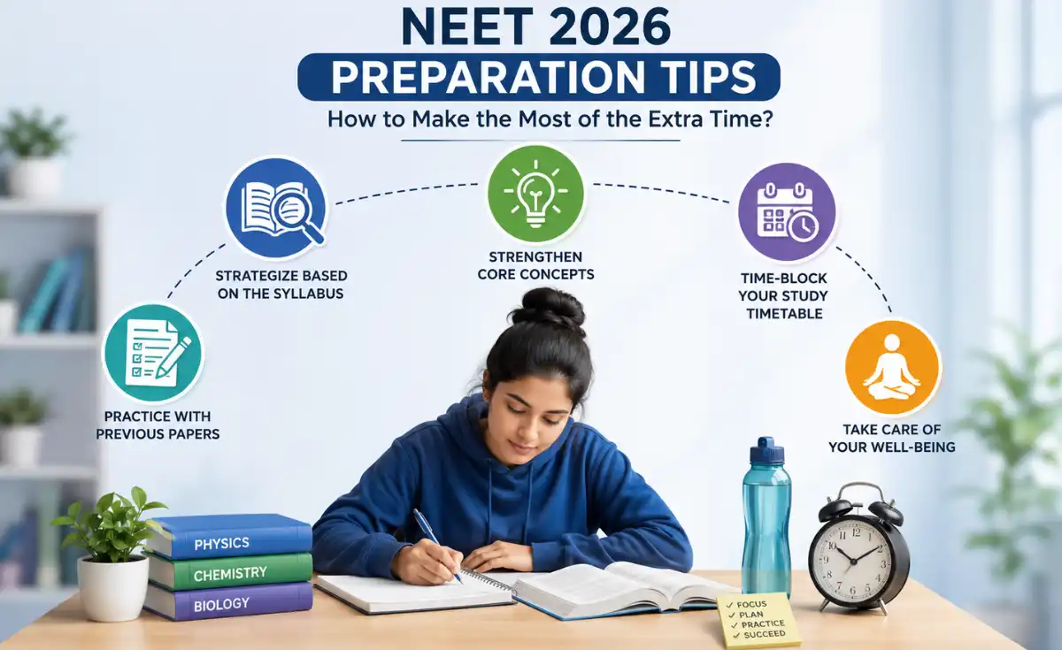 NEET 2026 Preparation Tips How to Make the Most of the Extra Time