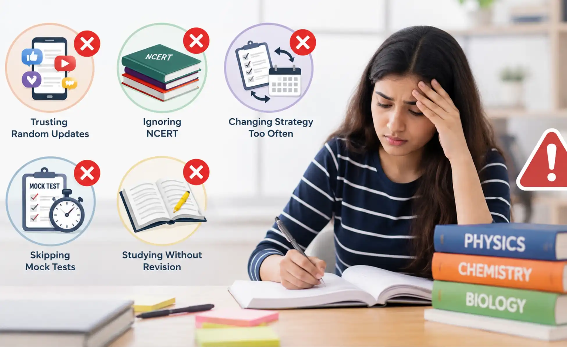 Common Mistakes to Avoid in NEET 2027 Preparation